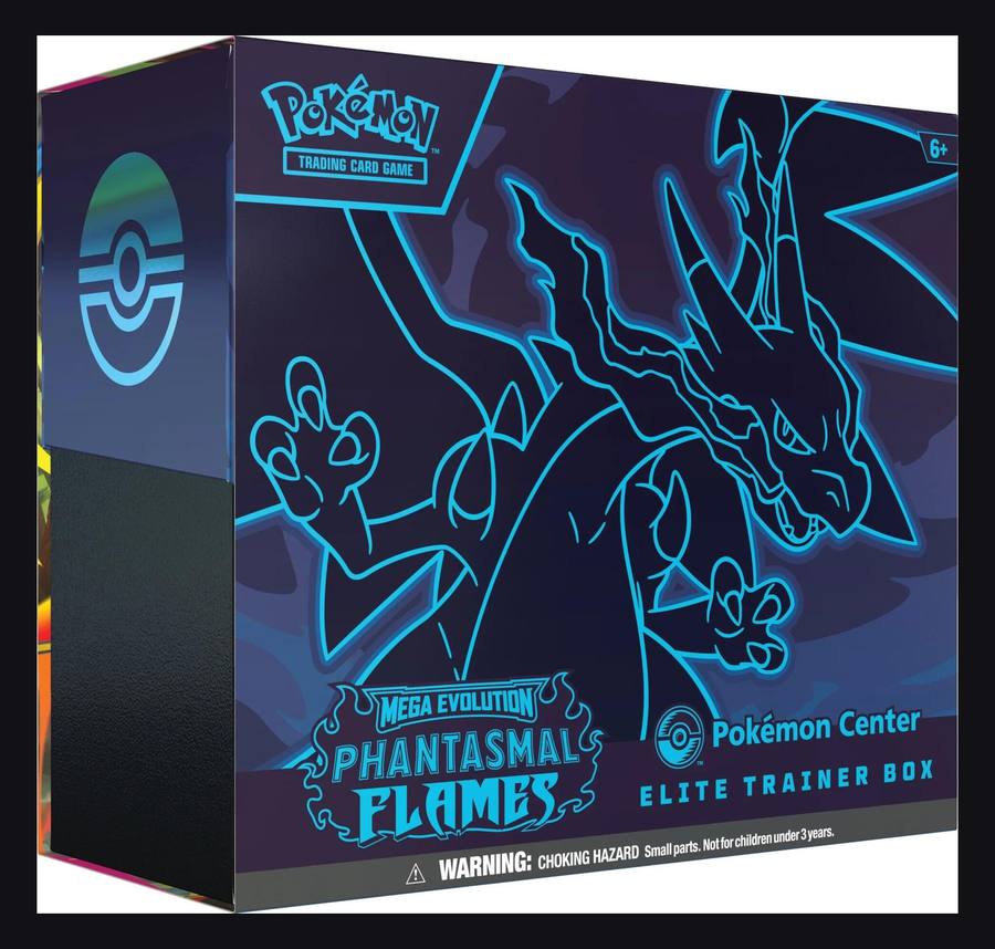 Pokémon TCG Mega Evolution — Phantasmal Flames Pokémon Center Elite Trainer Box (Sealed)
